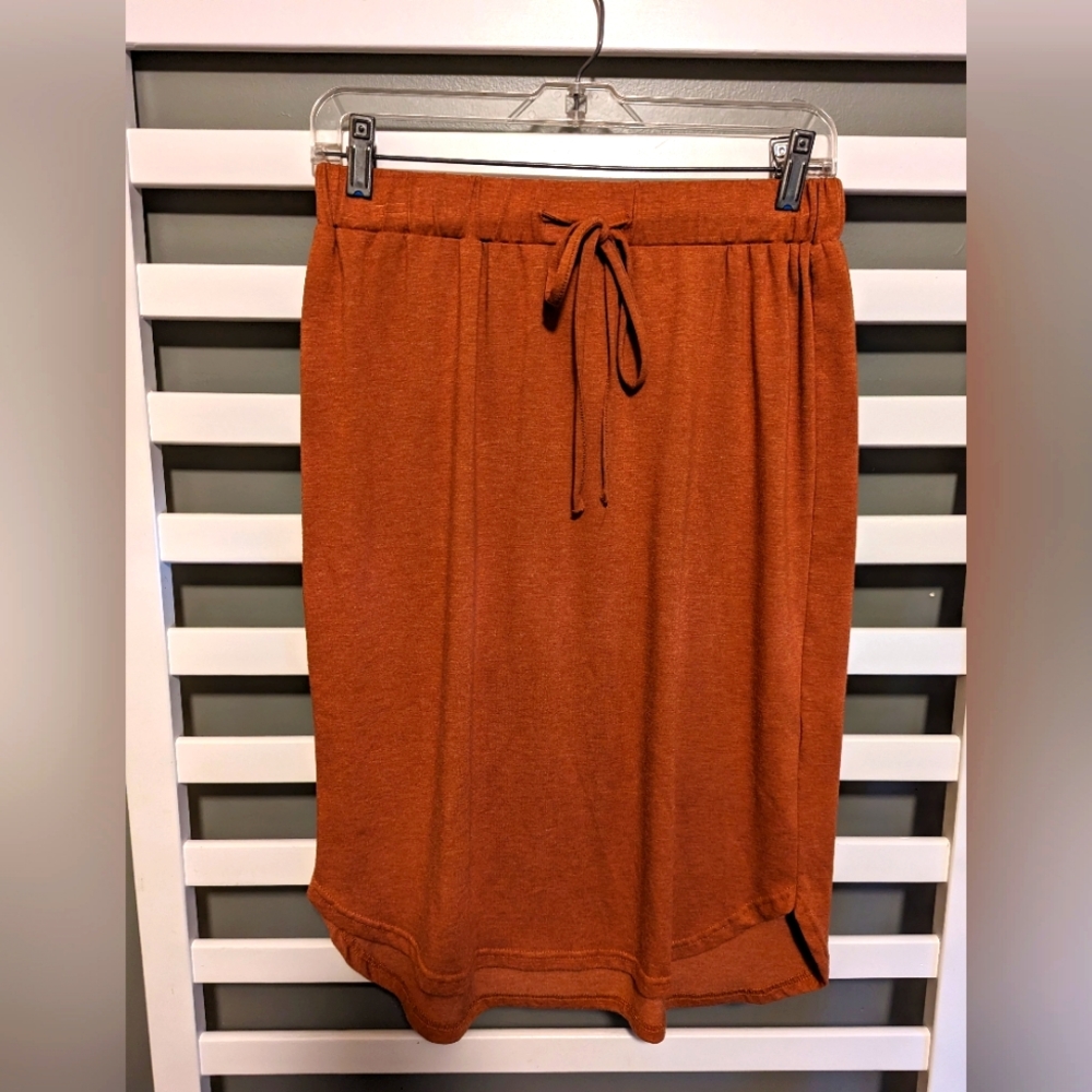 Burnt Orange Skirt